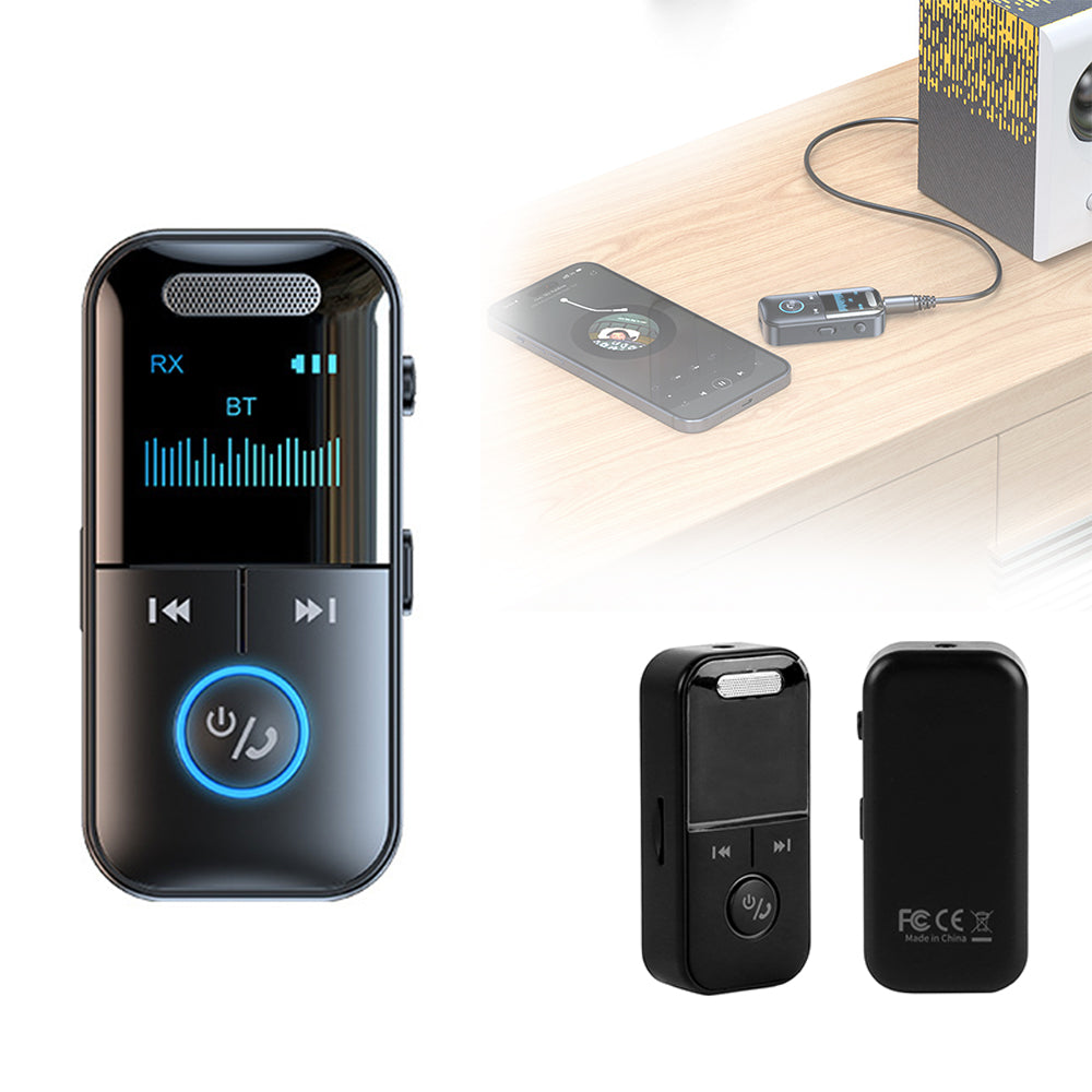 Bluetooth Audio Adapter Wireless Receiver Transmitter MP3 Player 3.5mm Aux for TV Car Headphones HiFi Speaker