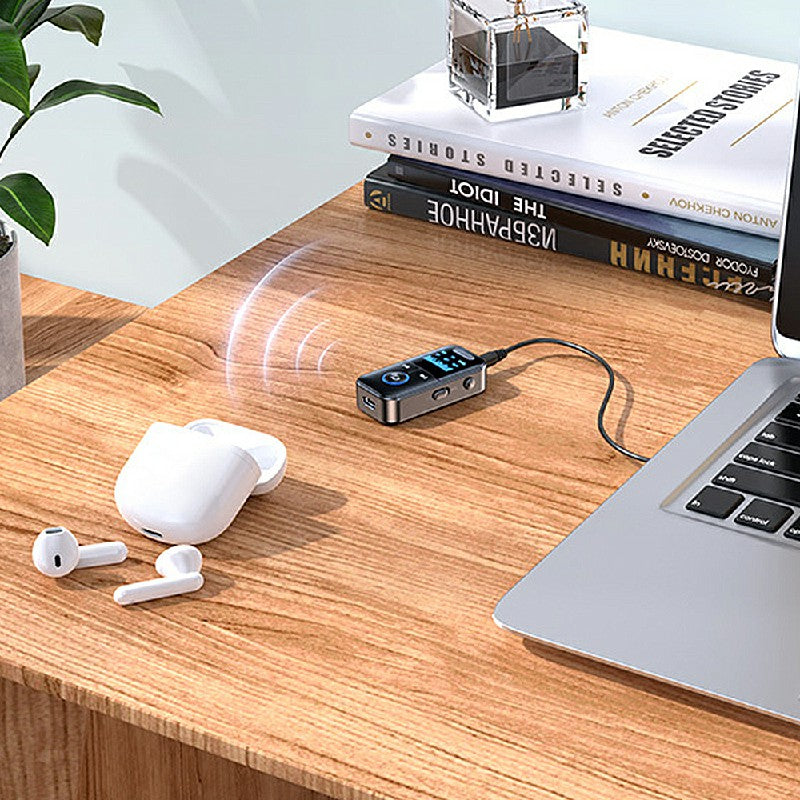 Bluetooth Audio Adapter Wireless Receiver Transmitter MP3 Player 3.5mm Aux for TV Car Headphones HiFi Speaker