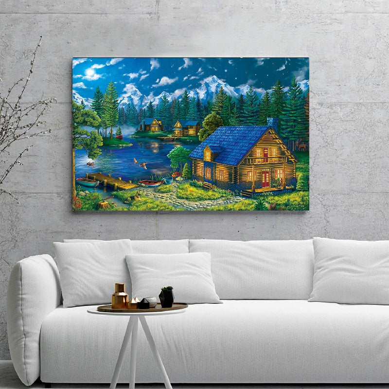 Diamond Painting Photo Custom Private Personal Custom Wedding Parents Gift - Spring Forest