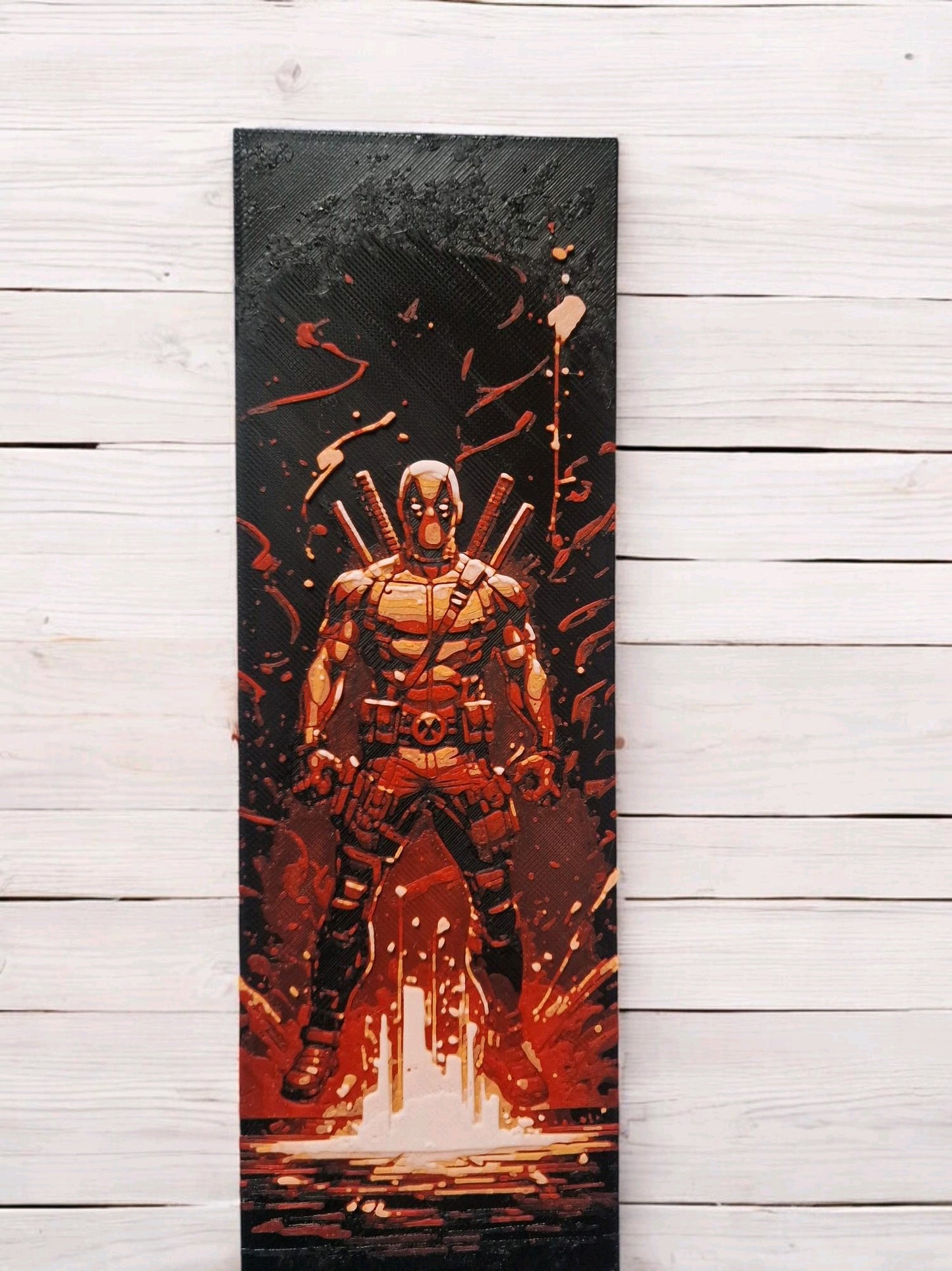 Deadpool 3D Printed Bookmark & Wall Art