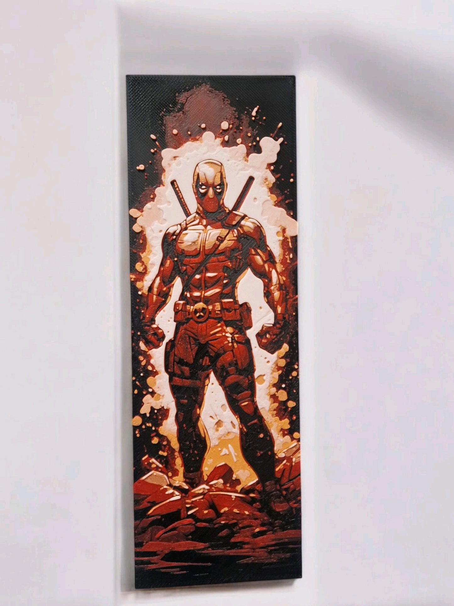 Deadpool 3D Printed Bookmark & Wall Art