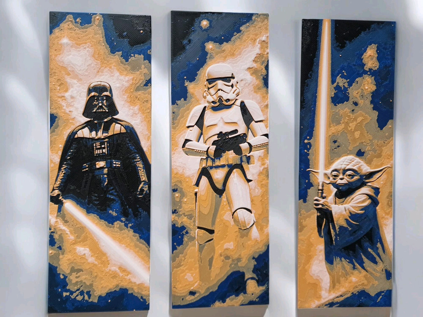 Star Wars 3D Printed Bookmarks & Wall Art