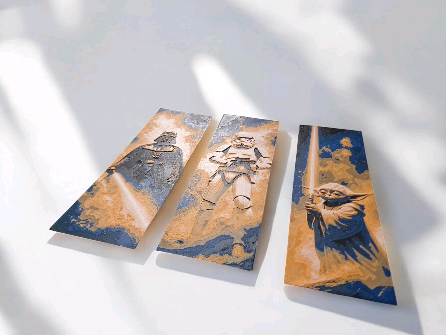 Star Wars 3D Printed Bookmarks & Wall Art