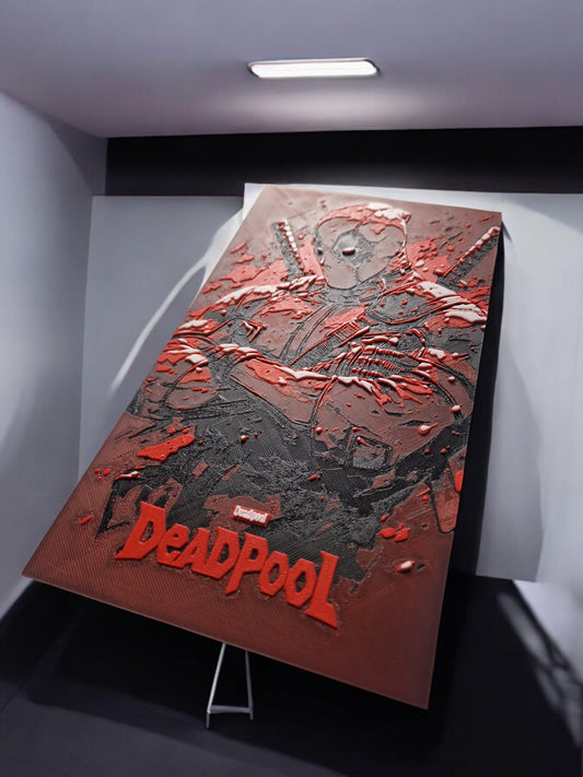 Deadpool 3D Printed Wall Art