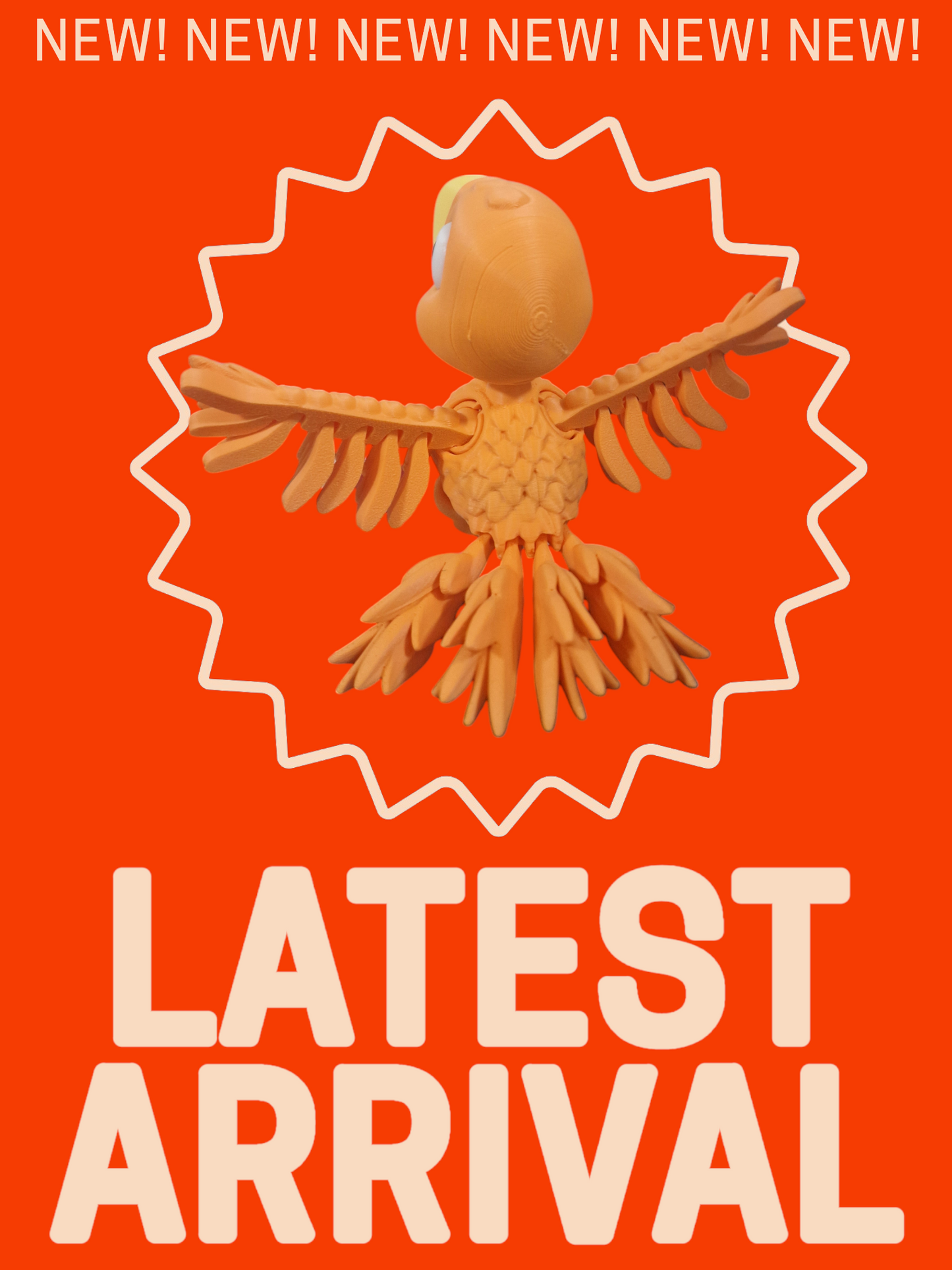 Articulating Parrot– Vibrant, Fun, and Full of Character!