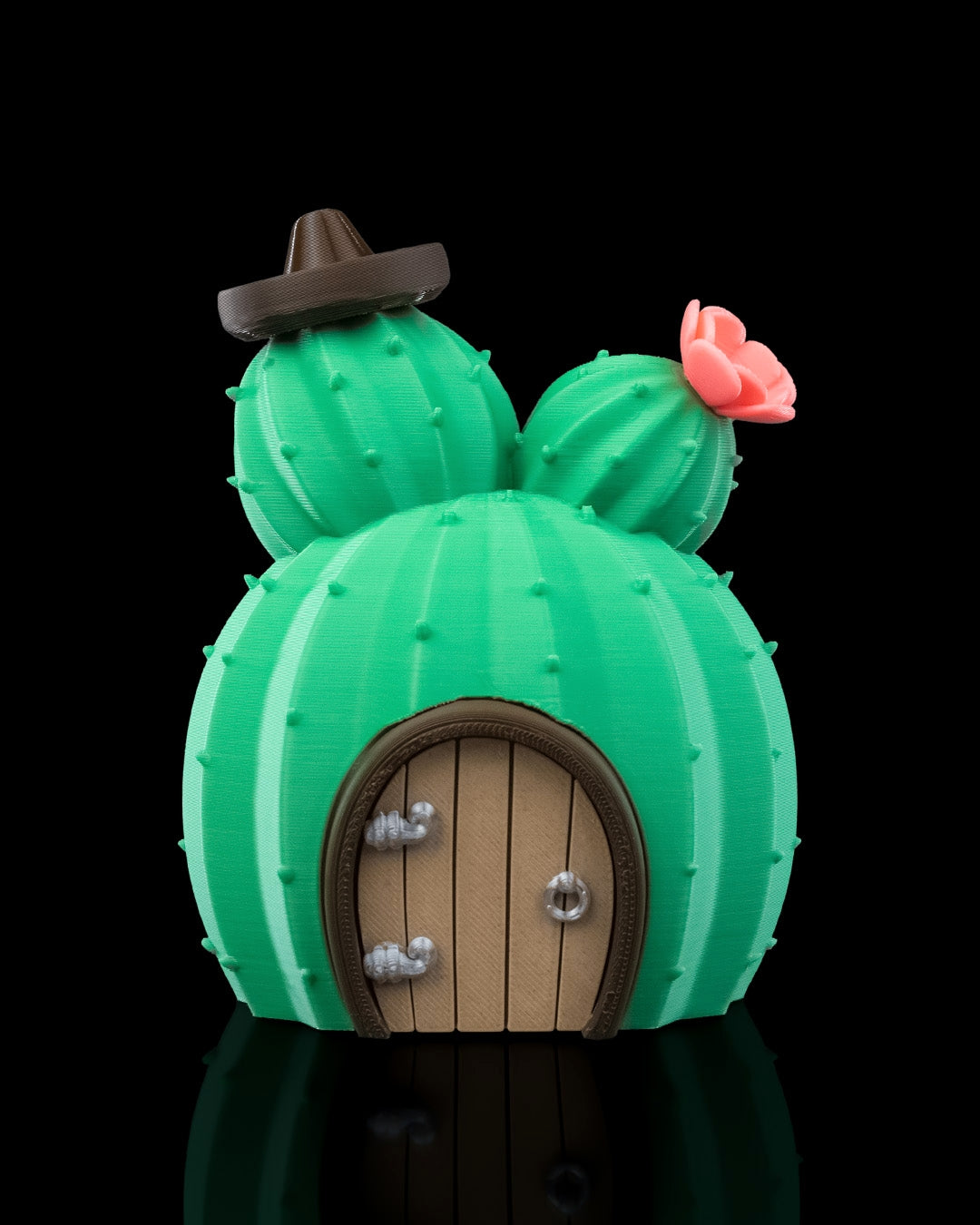 Cactus House Garden Ornament – Add a Touch of Whimsy to Your Garden! 🌵🏡