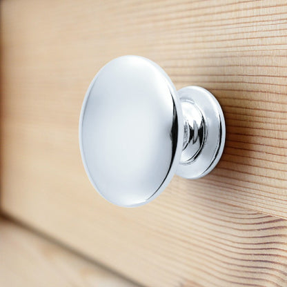 28mm Zinc Alloy Round Stainless Steel Kitchen Cabinet Knobs Drawer Handles Cupboard Knobs
