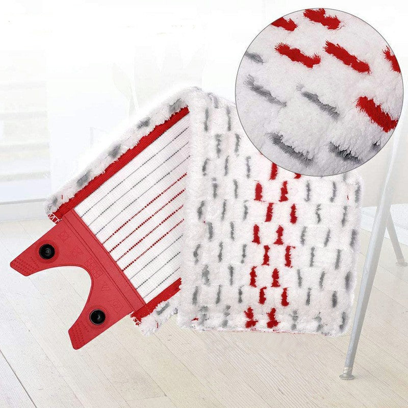 2pcs - Single Buckle Replacement Household Mop Head Microfiber Mop Pads for Vileda 1 / 2 Spray Mop