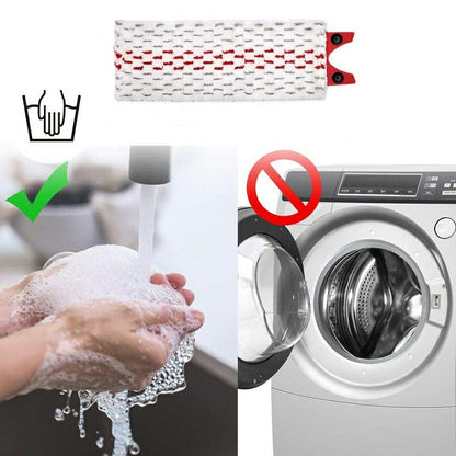 2pcs - Single Buckle Replacement Household Mop Head Microfiber Mop Pads for Vileda 1 / 2 Spray Mop