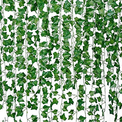 Parthenocissus Leaves Artificial Hanging Plants Faux Greenery Vines Fake Garland