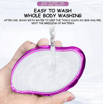 Painless Physical Hair Removal Epilators Crystal Hair Eraser for Body Arm Legs - Electroplating Silver