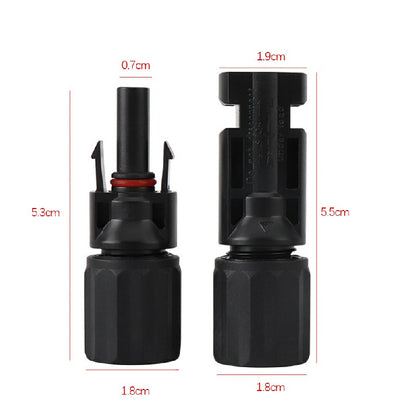 Solar Panel Diode Female Male Connector Fuseholder Splitters Coupler Compatible with MC4