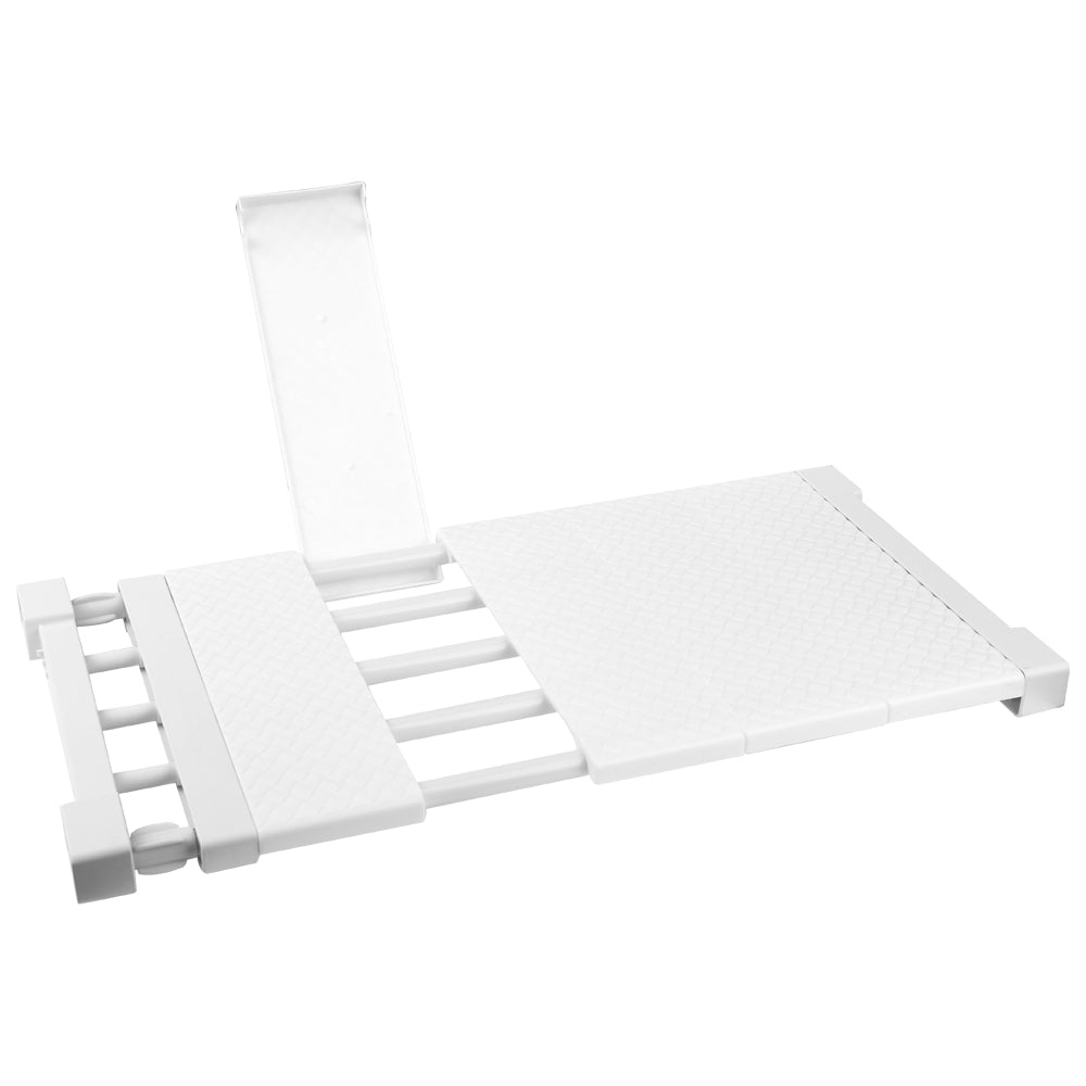 Adjustable Extendable Rack Closet Cupboard Divider Rack Storage Organizer Shelf Easy to install