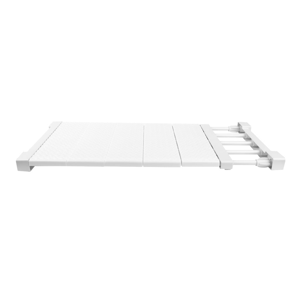 Adjustable Extendable Rack Closet Cupboard Divider Rack Storage Organizer Shelf Easy to install
