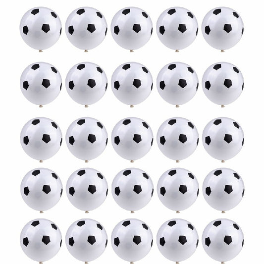 25 pcs 12inch Football Printed Latex Balloons for Party World Cup Decoration Balloon