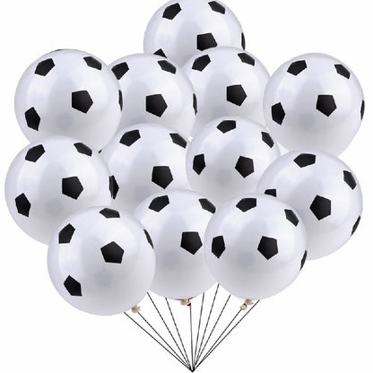 25 pcs 12inch Football Printed Latex Balloons for Party World Cup Decoration Balloon