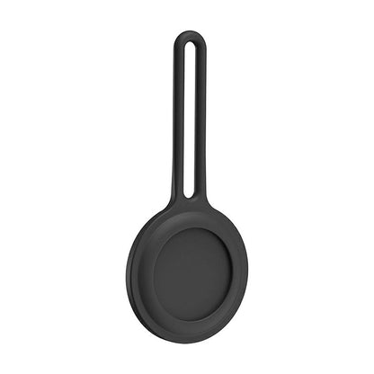 Air Tag Silicone Loop Holder Keyring Carry Case for Apple - Grey